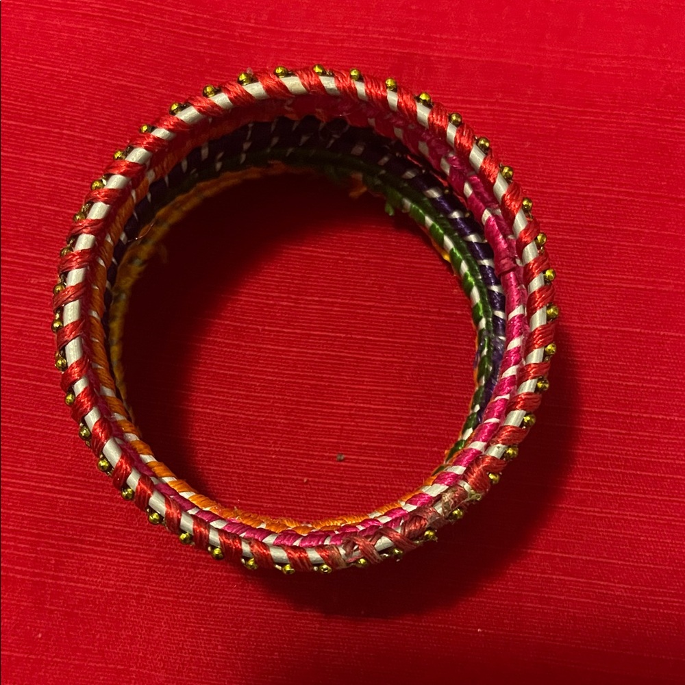 Colorful Women's Bangles Set - Picture 5 of 6
